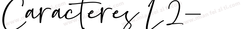 Caracteres L2字体转换
